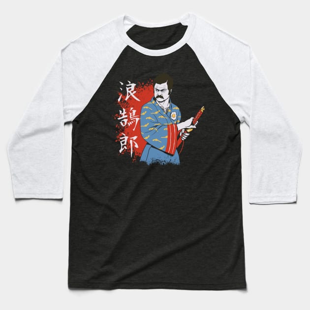 Ronin Swan-Son Baseball T-Shirt by dauntlessds